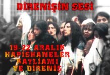 19-22 Aralık Hapishaneler Katliamı ve Direnişi